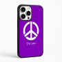 כיסוי בעיצוב אישי עם השם שלך לדגם - Apple iPhone 16 Pro Max בעיצוב סמל השלום