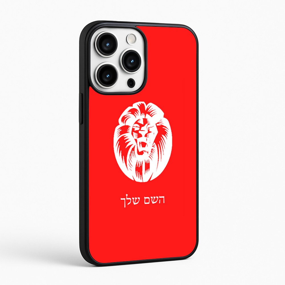 כיסוי בעיצוב אישי עם השם שלך לדגם - Apple iPhone 16 Pro Max בעיצוב פני אריה