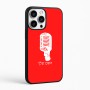 כיסוי בעיצוב אישי עם השם שלך לדגם - Apple iPhone 16 Pro Max בעיצוב מיקרופון