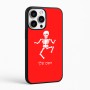 כיסוי בעיצוב אישי עם השם שלך לדגם - Apple iPhone 16 Pro Max בעיצוב סקלטון