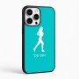 כיסוי בעיצוב אישי עם השם שלך לדגם - Apple iPhone 16 Pro Max בעיצוב רץ רץ אישה