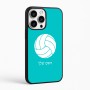 כיסוי בעיצוב אישי עם השם שלך לדגם - Apple iPhone 16 Pro Max בעיצוב כדור כדורעף