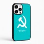 כיסוי בעיצוב אישי עם השם שלך לדגם - Apple iPhone 16 Pro Max בעיצוב פטיש ומגל