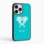 כיסוי בעיצוב אישי עם השם שלך לדגם - Apple iPhone 16 Pro Max בעיצוב פרחי קרן