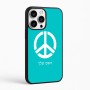 כיסוי בעיצוב אישי עם השם שלך לדגם - Apple iPhone 16 Pro Max בעיצוב סמל השלום
