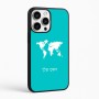 כיסוי בעיצוב אישי עם השם שלך לדגם - Apple iPhone 16 Pro Max בעיצוב מפת העולם