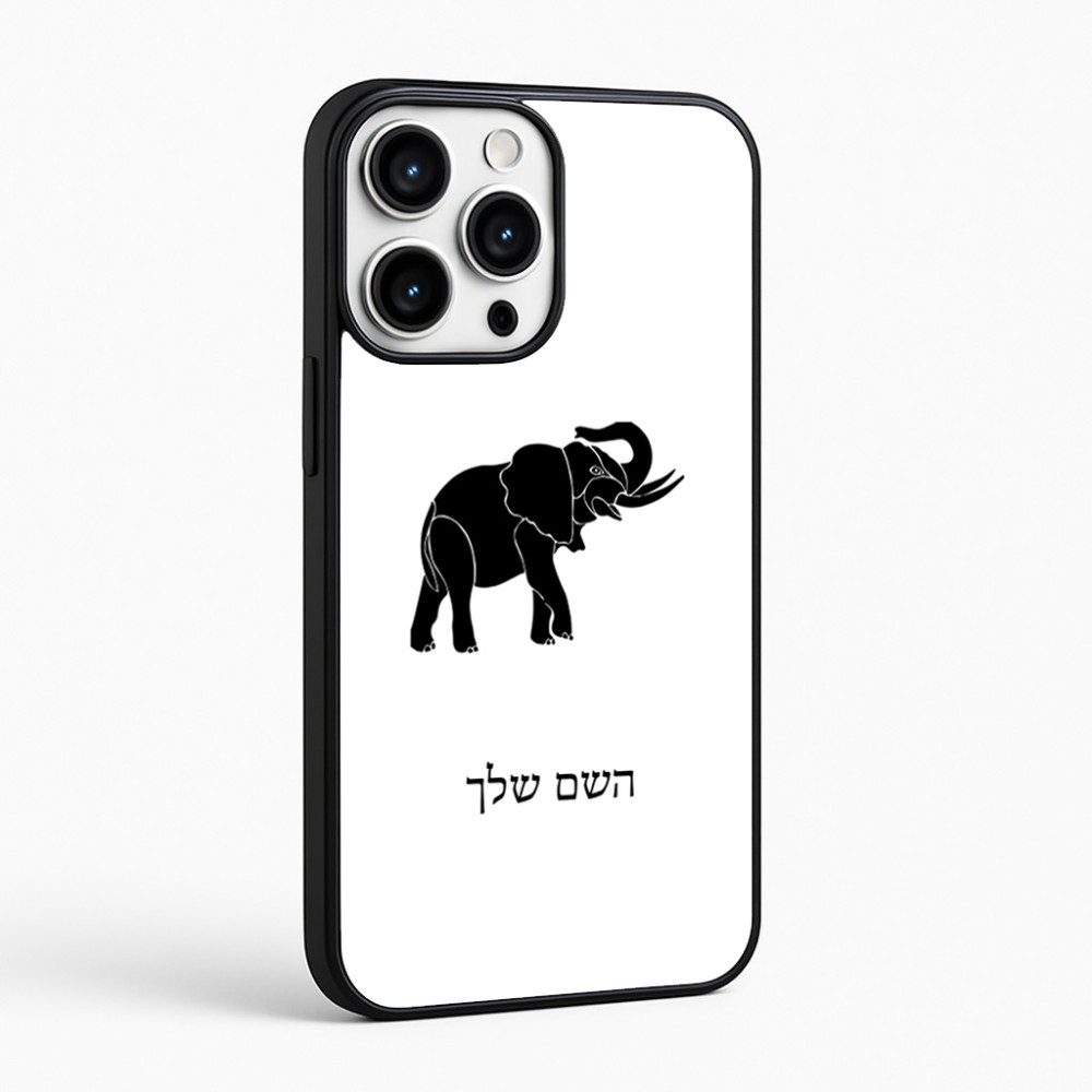 כיסוי בעיצוב אישי עם השם שלך לדגם - Apple iPhone 16 Pro Max בעיצוב פיל
