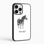 כיסוי בעיצוב אישי עם השם שלך לדגם - Apple iPhone 16 Pro Max בעיצוב זברה