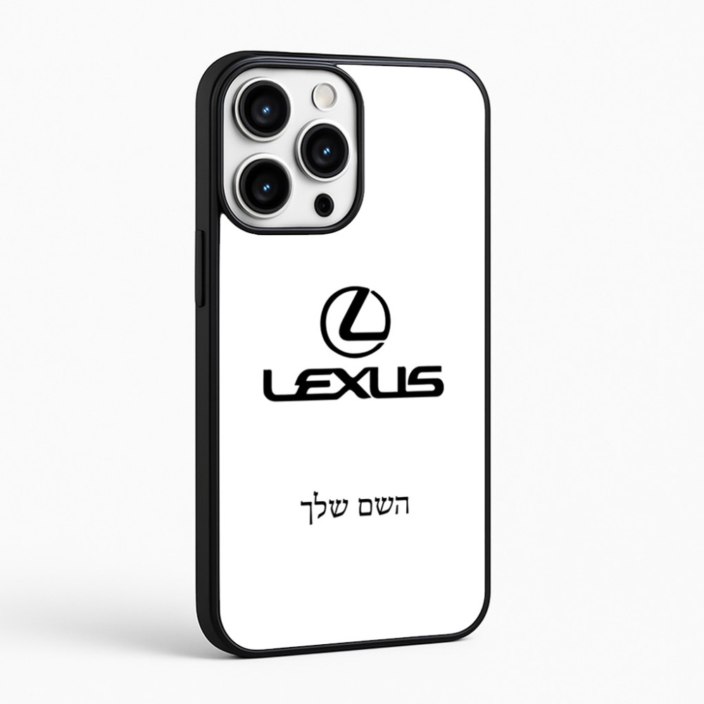 כיסוי בעיצוב אישי עם השם שלך לדגם - Apple iPhone 16 Pro Max בעיצוב לקסוס