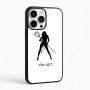 כיסוי בעיצוב אישי עם השם שלך לדגם - Apple iPhone 16 Pro Max בעיצוב אישה שטן