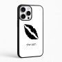 כיסוי בעיצוב אישי עם השם שלך לדגם - Apple iPhone 16 Pro Max בעיצוב שפתיים - נשיקה