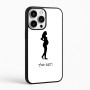 כיסוי בעיצוב אישי עם השם שלך לדגם - Apple iPhone 16 Pro Max בעיצוב אישה בהריון