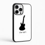 כיסוי בעיצוב אישי עם השם שלך לדגם - Apple iPhone 16 Pro Max בעיצוב גיטרה