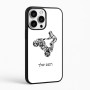 כיסוי בעיצוב אישי עם השם שלך לדגם - Apple iPhone 16 Pro Max בעיצוב רוכב טרקטורונים