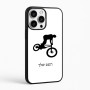 כיסוי בעיצוב אישי עם השם שלך לדגם - Apple iPhone 16 Pro Max בעיצוב רוכב אופניים