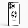 כיסוי בעיצוב אישי עם השם שלך לדגם - Apple iPhone 16 Pro Max בעיצוב כדורגל כדור כדורגל