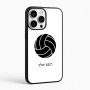 כיסוי בעיצוב אישי עם השם שלך לדגם - Apple iPhone 16 Pro Max בעיצוב כדור כדורעף