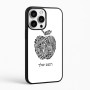 כיסוי בעיצוב אישי עם השם שלך לדגם - Apple iPhone 16 Pro Max בעיצוב הדפס תפוח