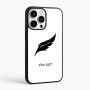 כיסוי בעיצוב אישי עם השם שלך לדגם - Apple iPhone 16 Pro Max בעיצוב נוצת נוצה