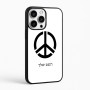 כיסוי בעיצוב אישי עם השם שלך לדגם - Apple iPhone 16 Pro Max בעיצוב סמל השלום