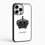 כיסוי בעיצוב אישי עם השם שלך לדגם - Apple iPhone 16 Pro Max בעיצוב כתר מלכותי