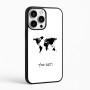 כיסוי בעיצוב אישי עם השם שלך לדגם - Apple iPhone 16 Pro Max בעיצוב מפת העולם