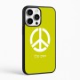 כיסוי בעיצוב אישי עם השם שלך לדגם - Apple iPhone 16 Pro Max בעיצוב סמל השלום