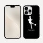 כיסוי בעיצוב אישי עם השם שלך לדגם - Apple iPhone 16 Pro Max בעיצוב שחקנית כדורגל - אישה