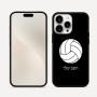כיסוי בעיצוב אישי עם השם שלך לדגם - Apple iPhone 16 Pro Max בעיצוב כדור כדורעף