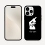 כיסוי בעיצוב אישי עם השם שלך לדגם - Apple iPhone 16 Pro Max בעיצוב מיקרוסקופ
