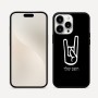 כיסוי בעיצוב אישי עם השם שלך לדגם - Apple iPhone 16 Pro Max בעיצוב יד סלע