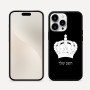 כיסוי בעיצוב אישי עם השם שלך לדגם - Apple iPhone 16 Pro Max בעיצוב כתר מלכותי