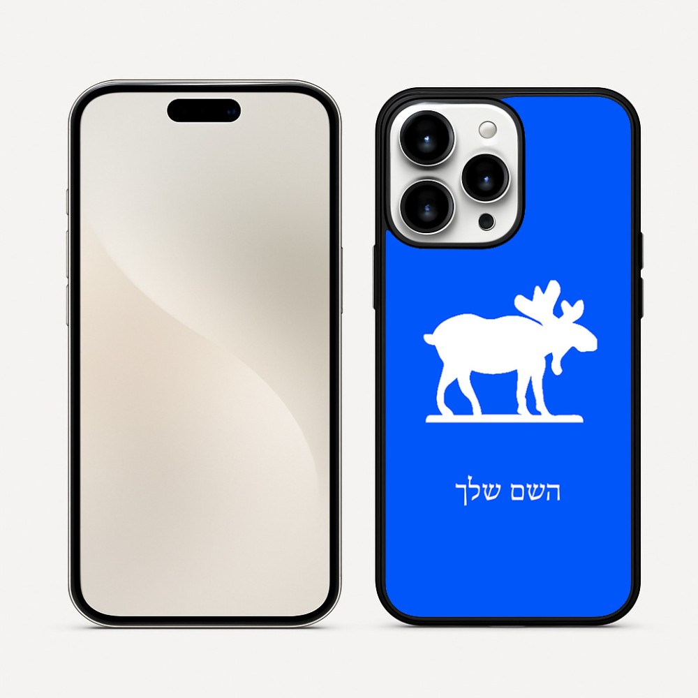 כיסוי בעיצוב אישי עם השם שלך לדגם - Apple iPhone 16 Pro Max בעיצוב דישון
