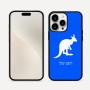 כיסוי בעיצוב אישי עם השם שלך לדגם - Apple iPhone 16 Pro Max בעיצוב קנגורו