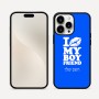 כיסוי בעיצוב אישי עם השם שלך לדגם - Apple iPhone 16 Pro Max בעיצוב נשקי את חבר שלי
