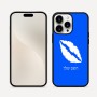 כיסוי בעיצוב אישי עם השם שלך לדגם - Apple iPhone 16 Pro Max בעיצוב שפתיים - נשיקה