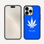 כיסוי בעיצוב אישי עם השם שלך לדגם - Apple iPhone 16 Pro Max בעיצוב עלה מריחואנה - גראס