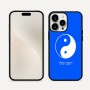 כיסוי בעיצוב אישי עם השם שלך לדגם - Apple iPhone 16 Pro Max בעיצוב סמל יינג יאנג