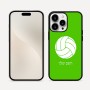 כיסוי בעיצוב אישי עם השם שלך לדגם - Apple iPhone 16 Pro Max בעיצוב כדור כדורעף