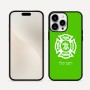 כיסוי בעיצוב אישי עם השם שלך לדגם - Apple iPhone 16 Pro Max בעיצוב כבאי - תגית