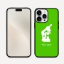 כיסוי בעיצוב אישי עם השם שלך לדגם - Apple iPhone 16 Pro Max בעיצוב מיקרוסקופ