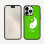 כיסוי בעיצוב אישי עם השם שלך לדגם - Apple iPhone 16 Pro Max בעיצוב סמל יינג יאנג