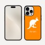 כיסוי בעיצוב אישי עם השם שלך לדגם - Apple iPhone 16 Pro Max בעיצוב קנגורו