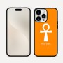 כיסוי בעיצוב אישי עם השם שלך לדגם - Apple iPhone 16 Pro Max בעיצוב אנק - מפתח החיים המצרי
