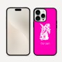 כיסוי בעיצוב אישי עם השם שלך לדגם - Apple iPhone 16 Pro Max בעיצוב ארנב מחזיק גזר