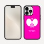 כיסוי בעיצוב אישי עם השם שלך לדגם - Apple iPhone 16 Pro Max בעיצוב פינג פונג