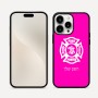 כיסוי בעיצוב אישי עם השם שלך לדגם - Apple iPhone 16 Pro Max בעיצוב כבאי - תגית