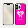 כיסוי בעיצוב אישי עם השם שלך לדגם - Apple iPhone 16 Pro Max בעיצוב פרחי קרן