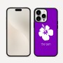 כיסוי בעיצוב אישי עם השם שלך לדגם - Apple iPhone 16 Pro Max בעיצוב פרח היביסקוס