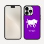 כיסוי בעיצוב אישי עם השם שלך לדגם - Apple iPhone 16 Pro Max בעיצוב מזלות - שור